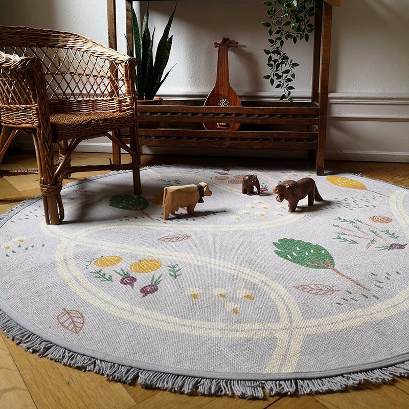 Little Garden Potager Gray carpet