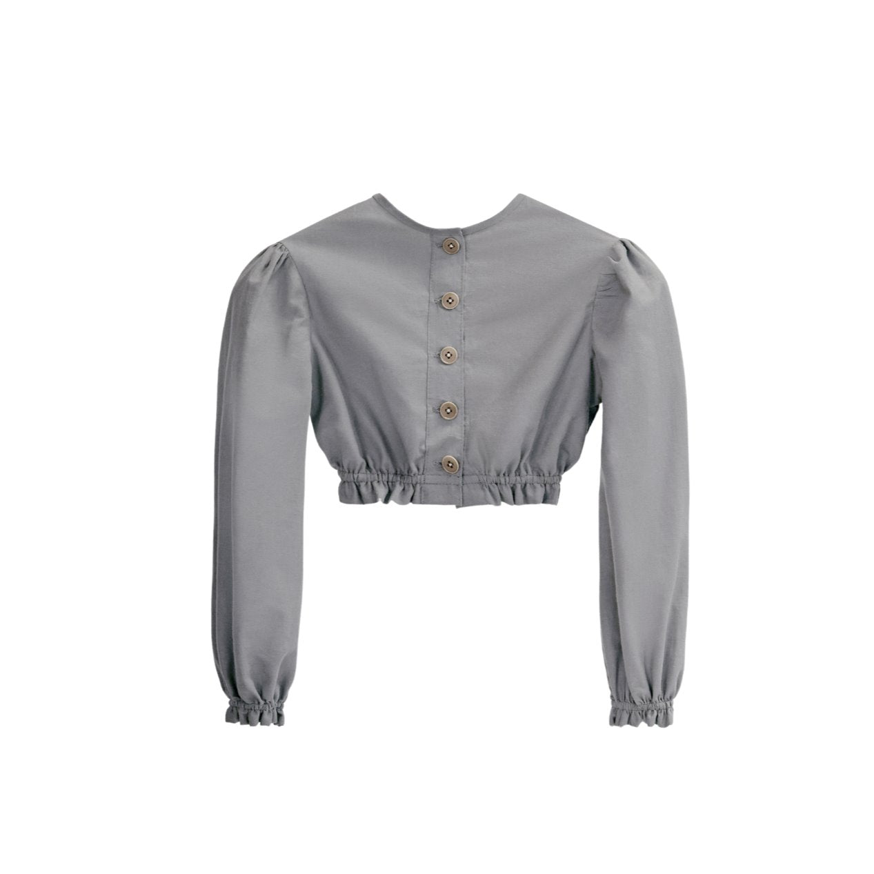 The Ginger Top - Grey poplin Tops Five of us 