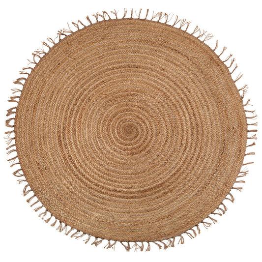 Abha round jute carpet