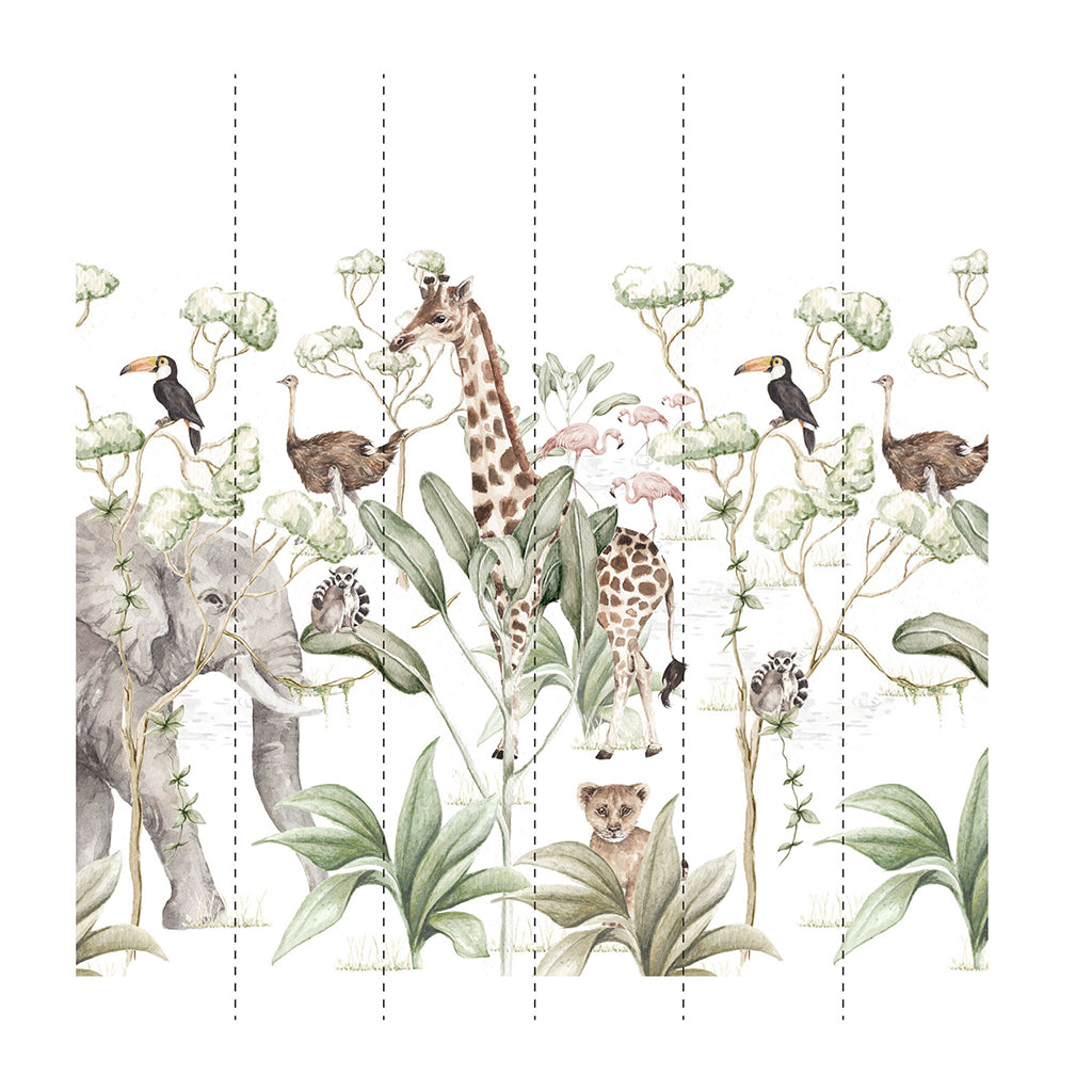 Savanna Adventure (set 300cm wide) Wallpaper