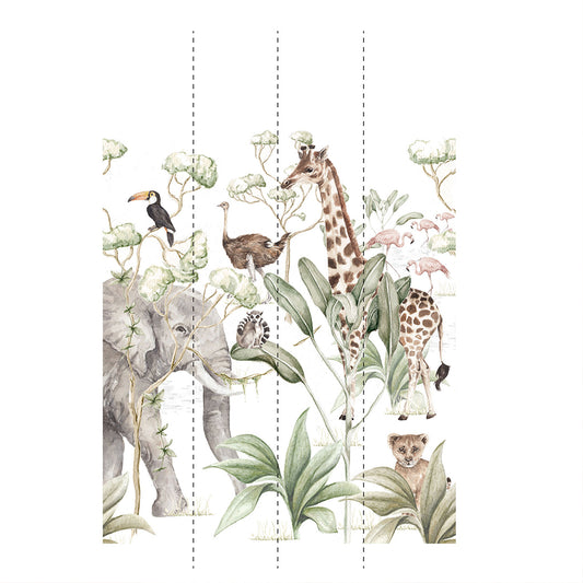 Savanna Adventure (set 200cm wide) Wallpaper