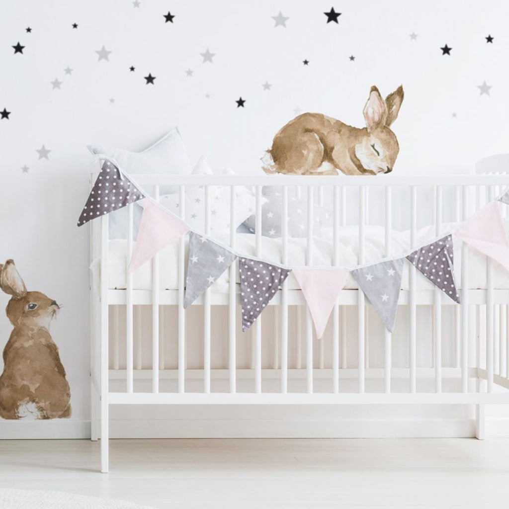 HAPPY RABBITS WONDERLAND Wall Sticker