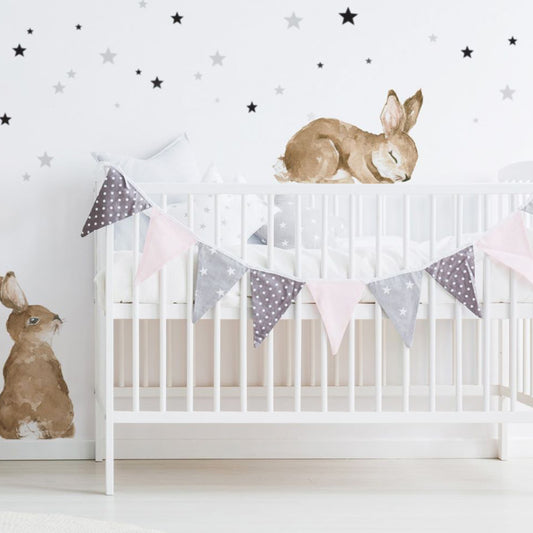 HAPPY RABBITS WONDERLAND Wall Sticker