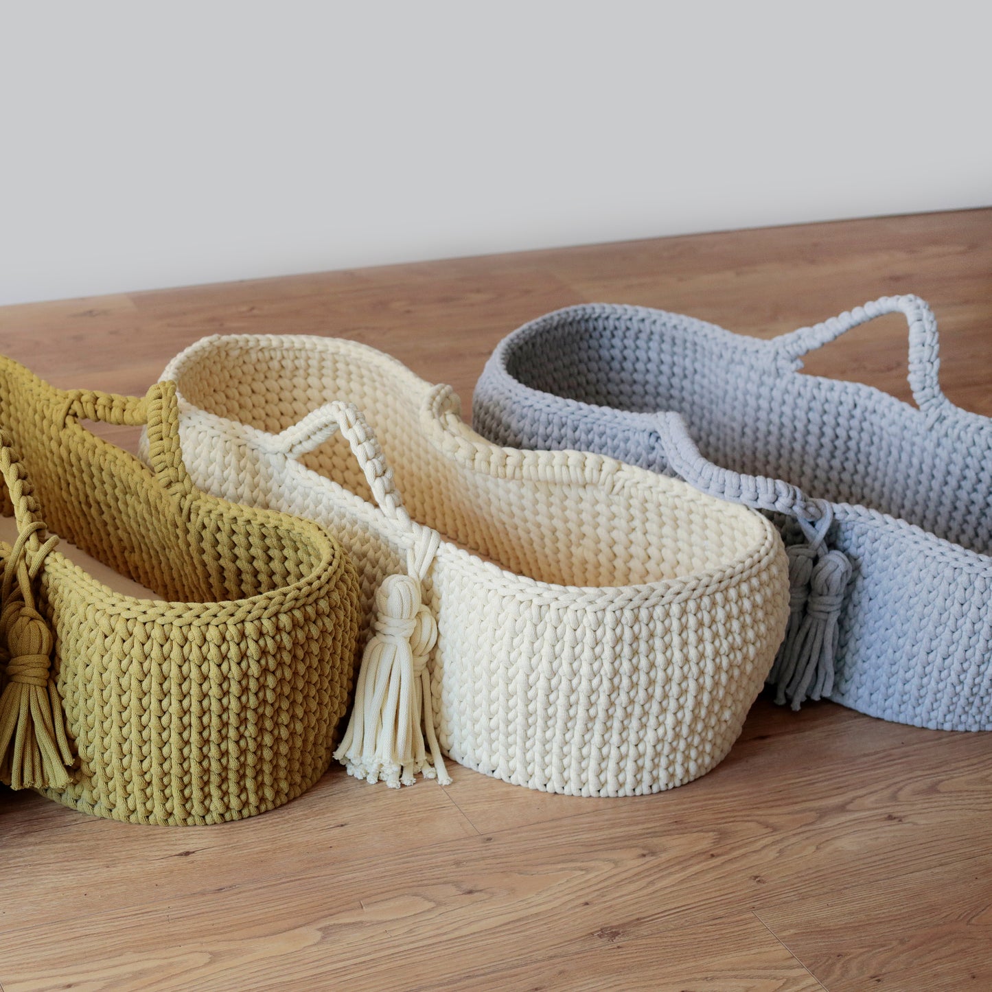 Moses Basket - LightGrey
