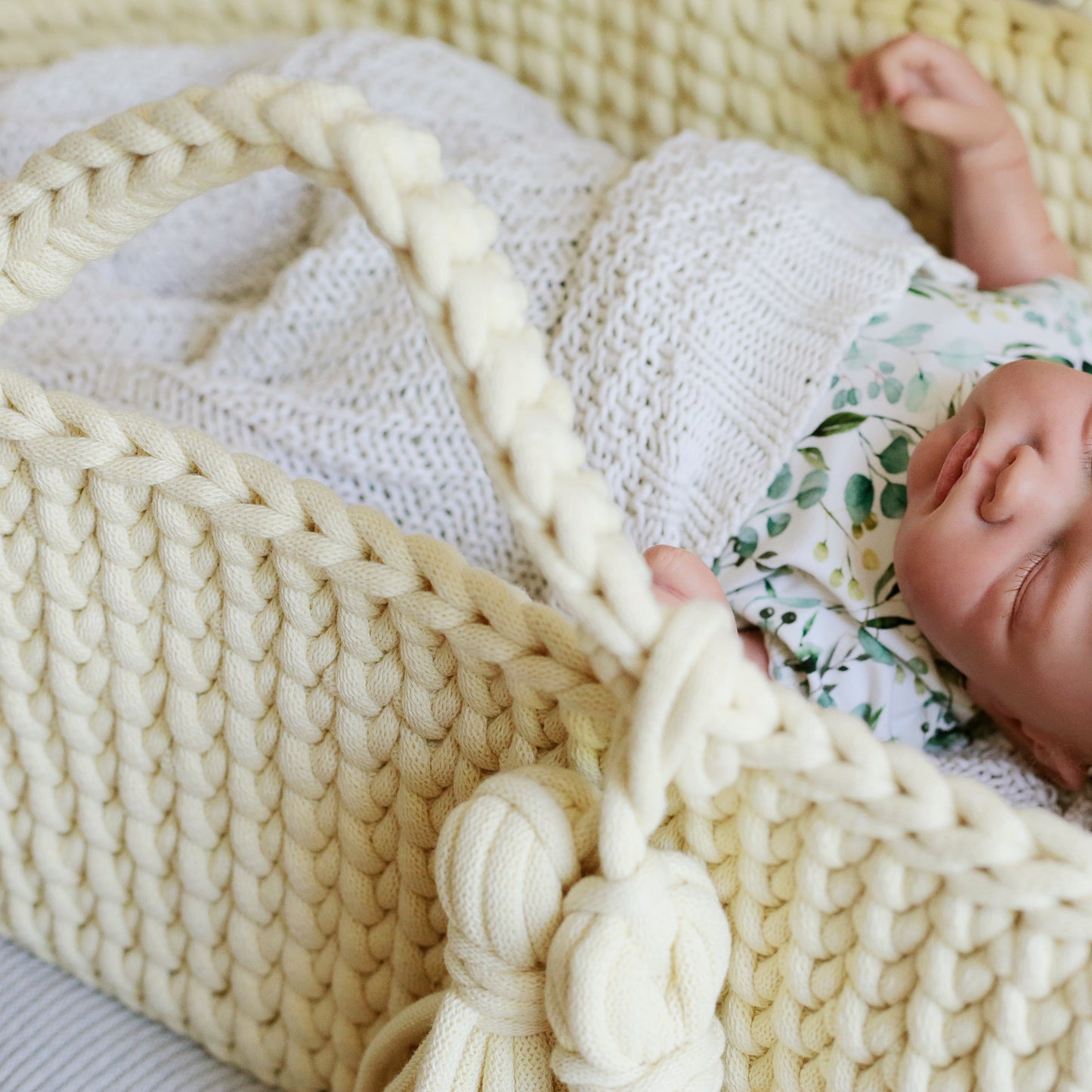Moses Basket - Blonde