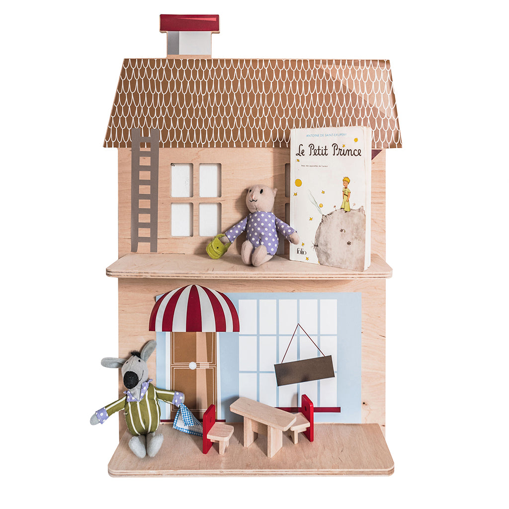 VIVE LA FRANCE WOODEN SHELF