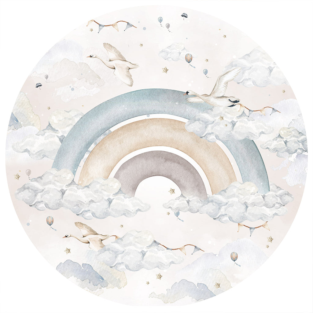 Rainbow in a Circle For Boy M Wall sticker