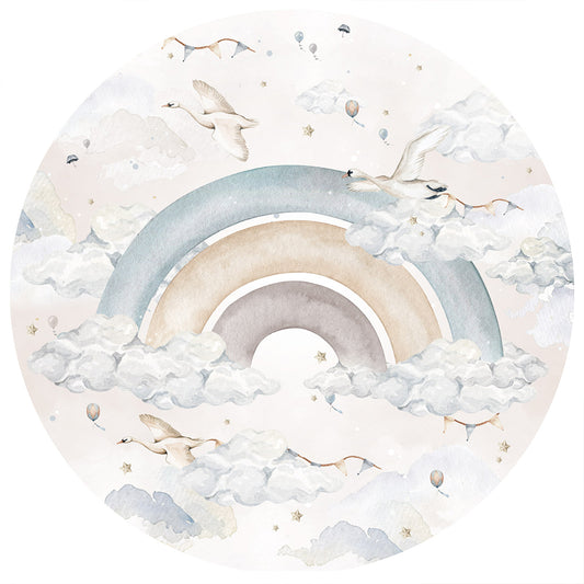 Rainbow in a Circle For Boy M Wall sticker