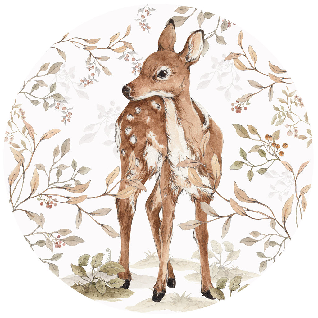 Deer in a Circle M Wallpaper