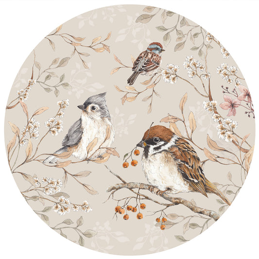 Birds in a Circle L Wall Sticker