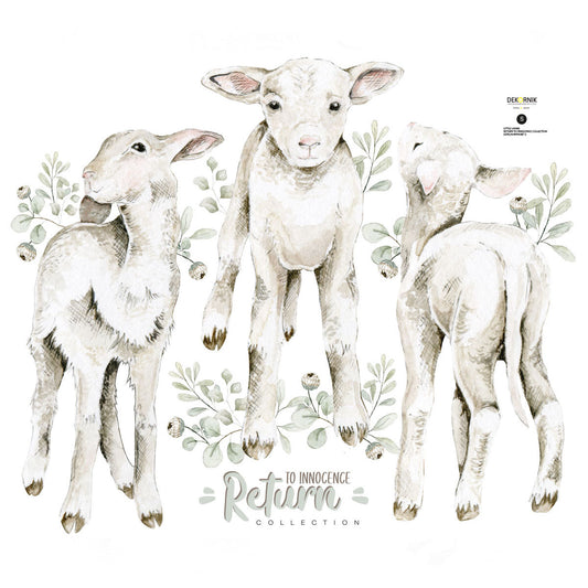 Little Lambs Wall Sticker