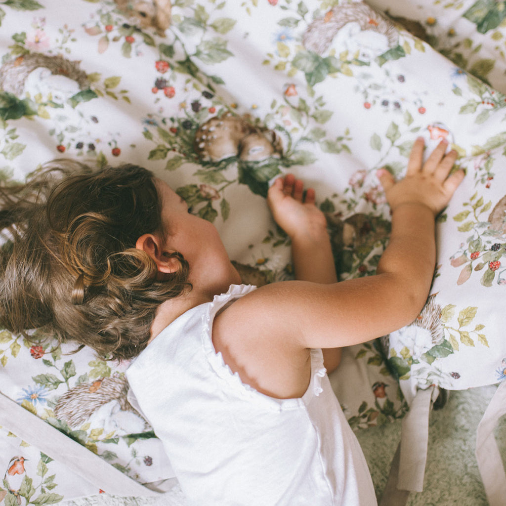 SLEEPY ANIMALS BEDDING 100X135CM