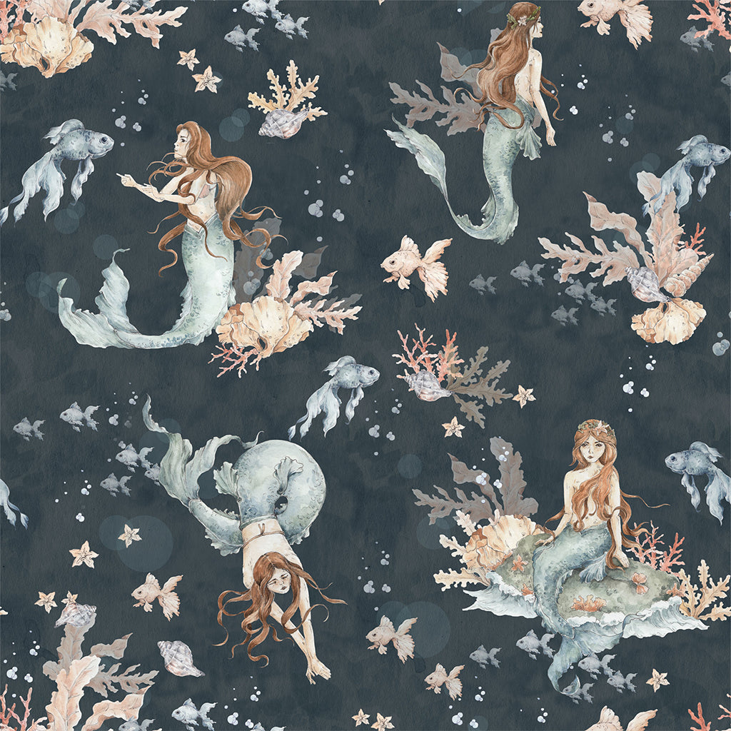 Mermaids in Sea Depths wallpaper