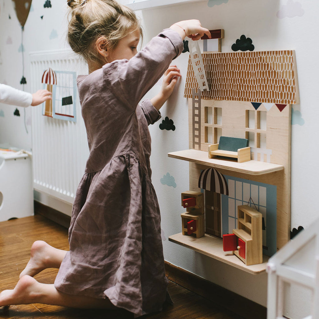 VIVE LA FRANCE WOODEN SHELF