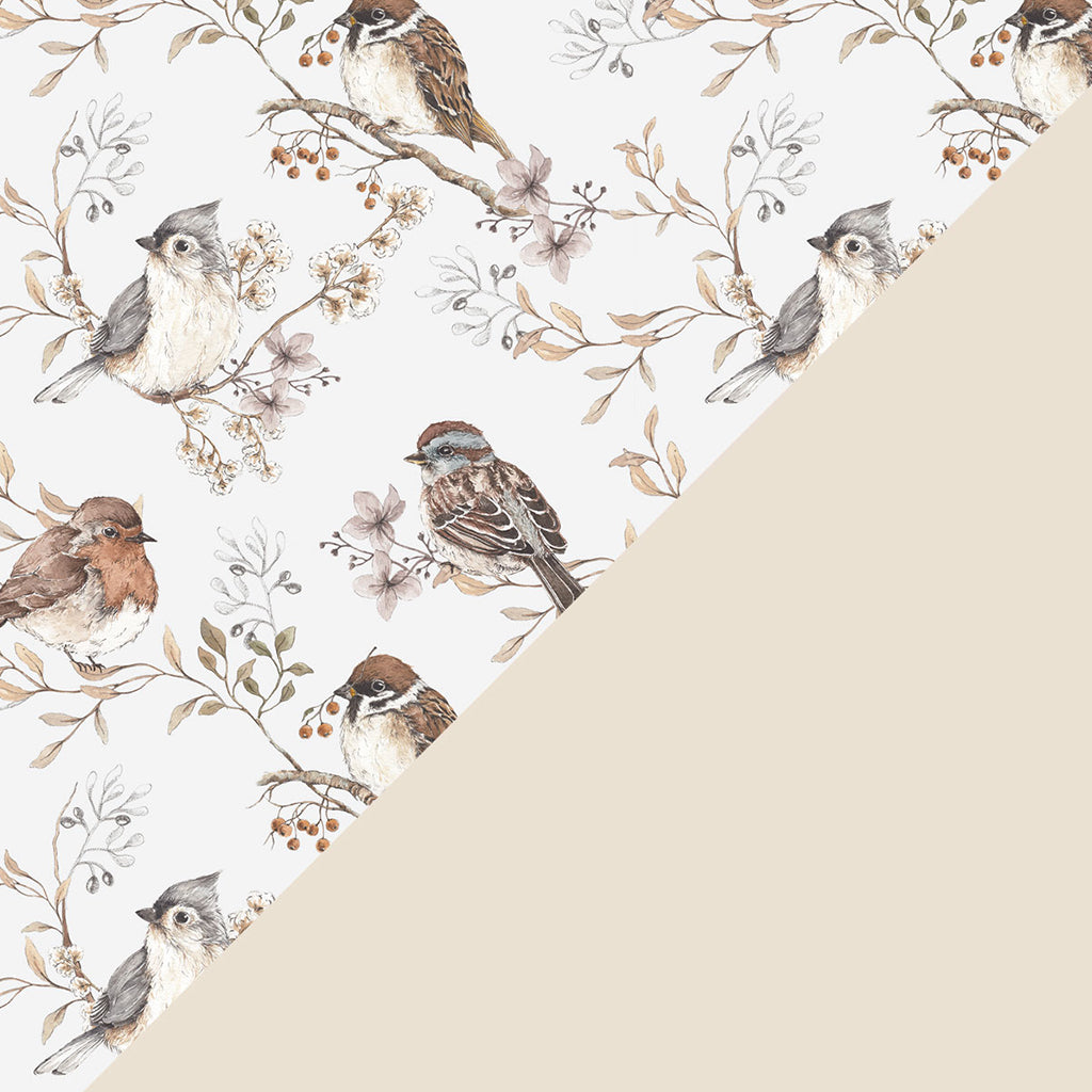 BIRDS BEDDING 100X135CM