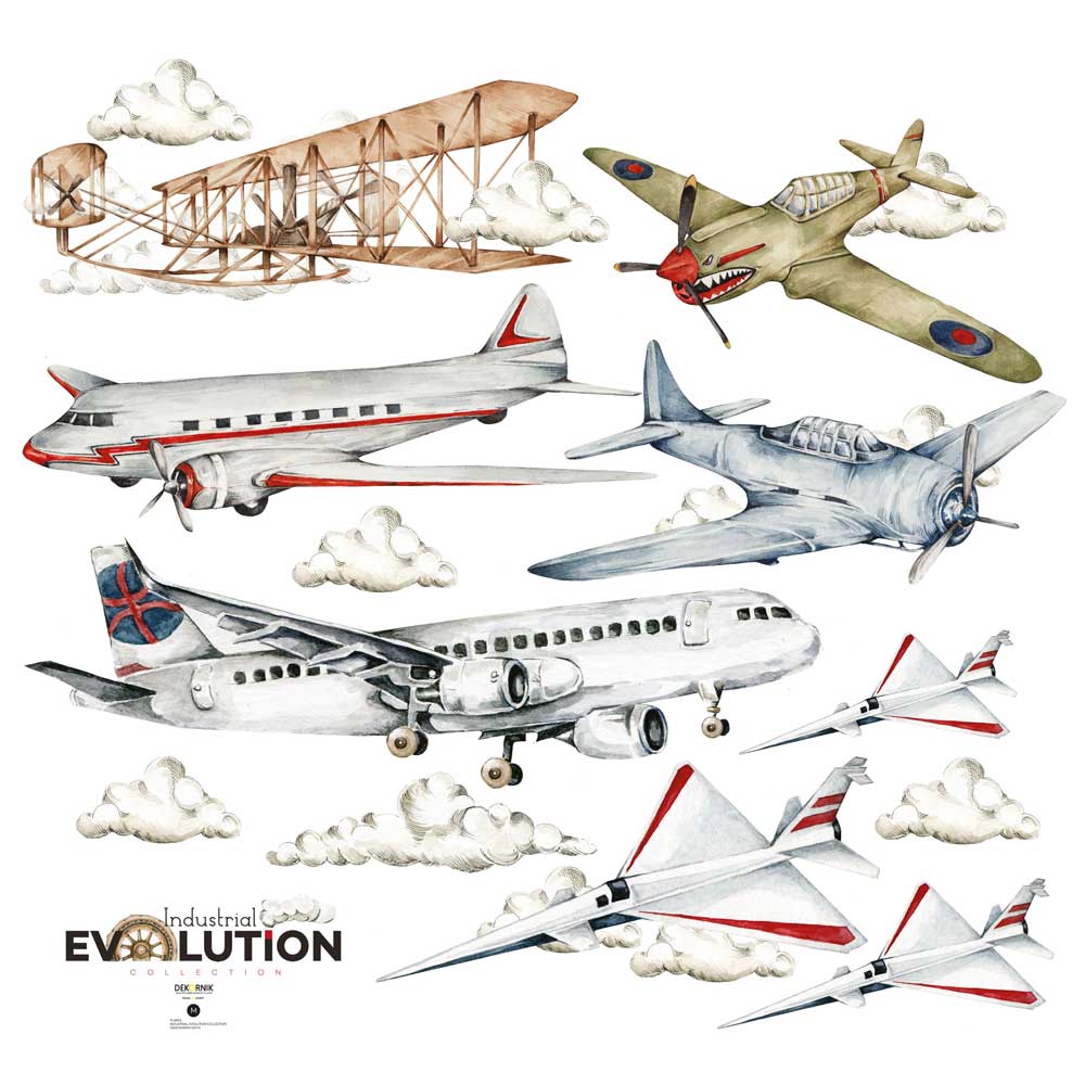 History of Planes / Industrial Evolution Wallpaper