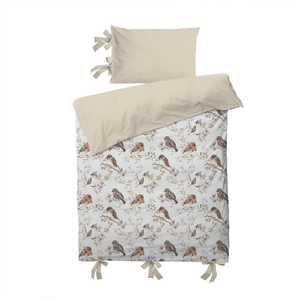 BIRDS BEDDING 100X135CM