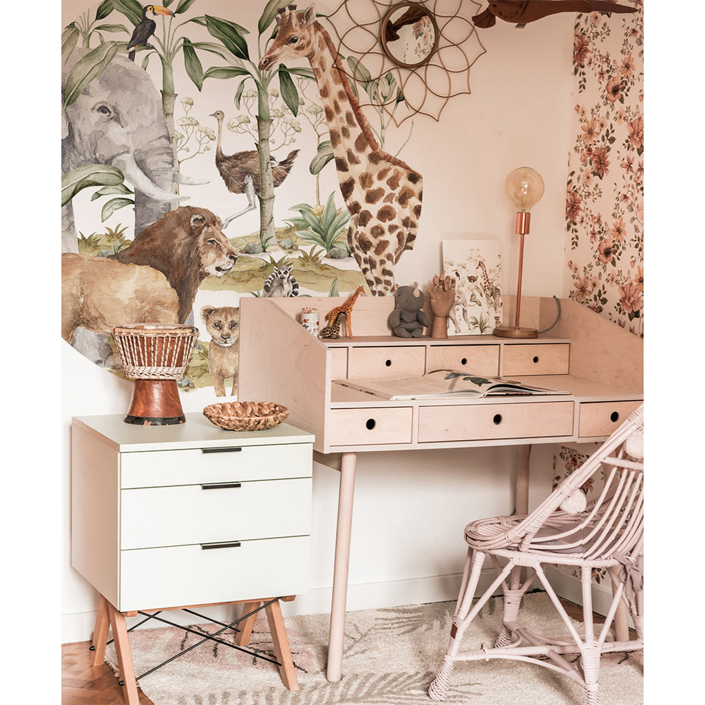 Savanna World in a Circle L Wall sticker