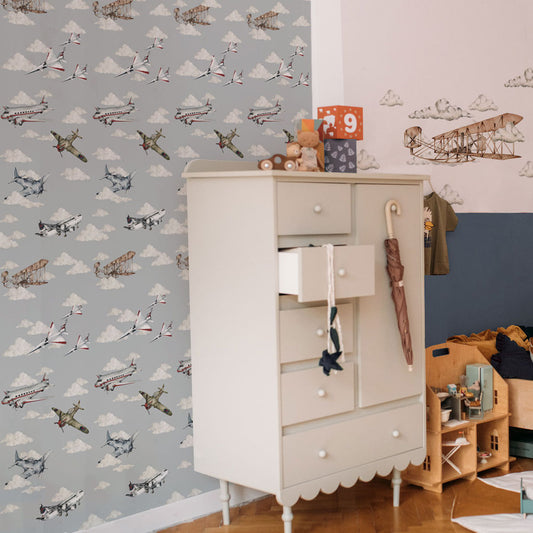 Planes Color / Industrial Evolution 50cm x 280cm Wall Sticker