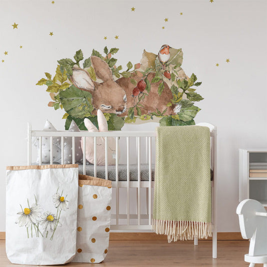 BEHIND THE BED SLEEP MY LITTLE RABBIT L WALLPAPER