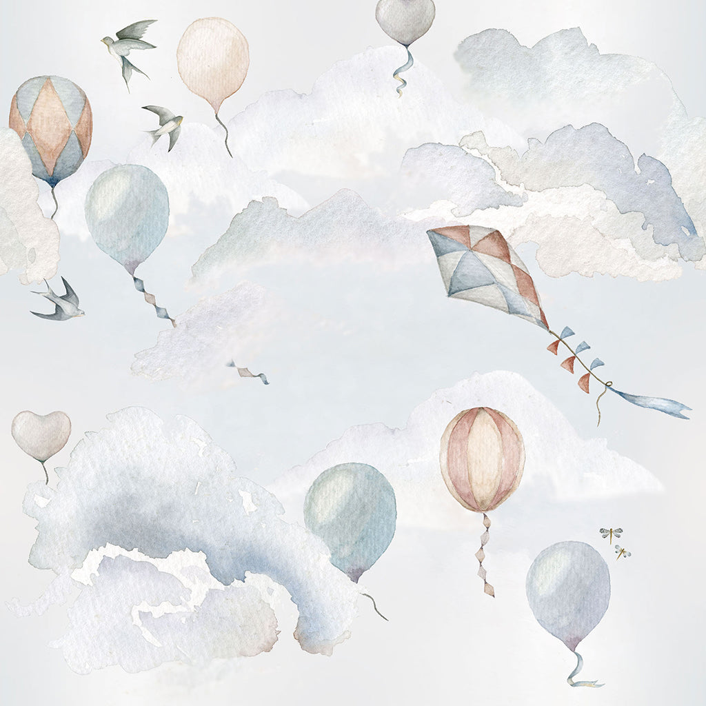 Balloons Fairytale Wallpaper