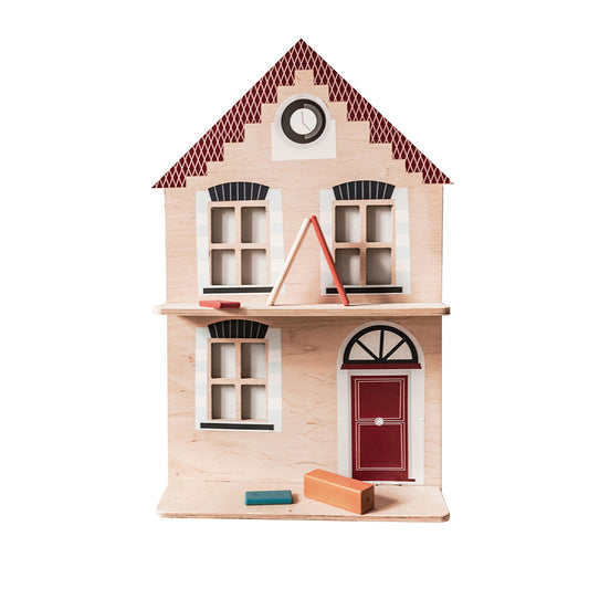 LET'S GO DUTCH WOODEN SHELF