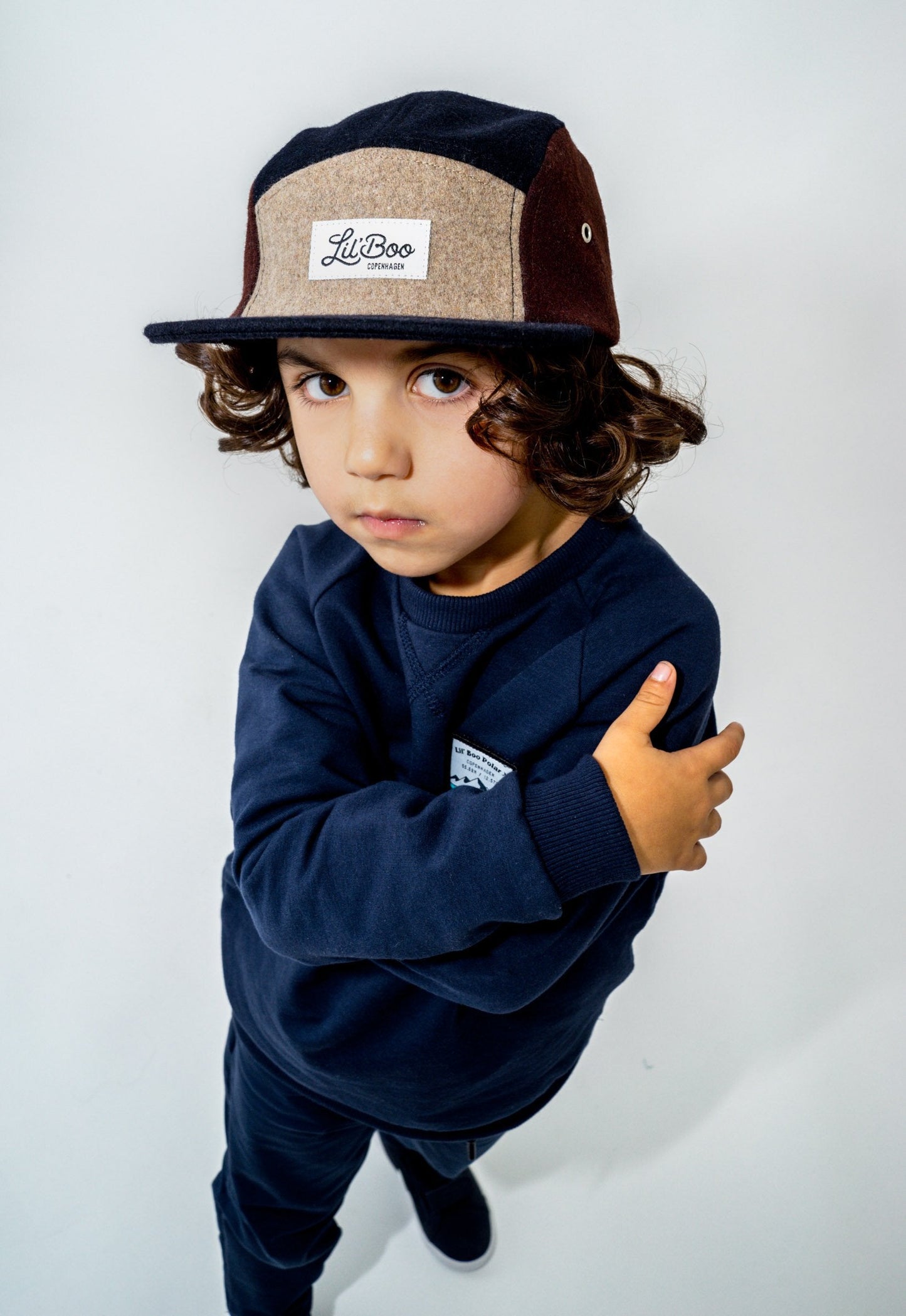 Block Wool 5 Panel - Brown Accessories Lil' Boo 