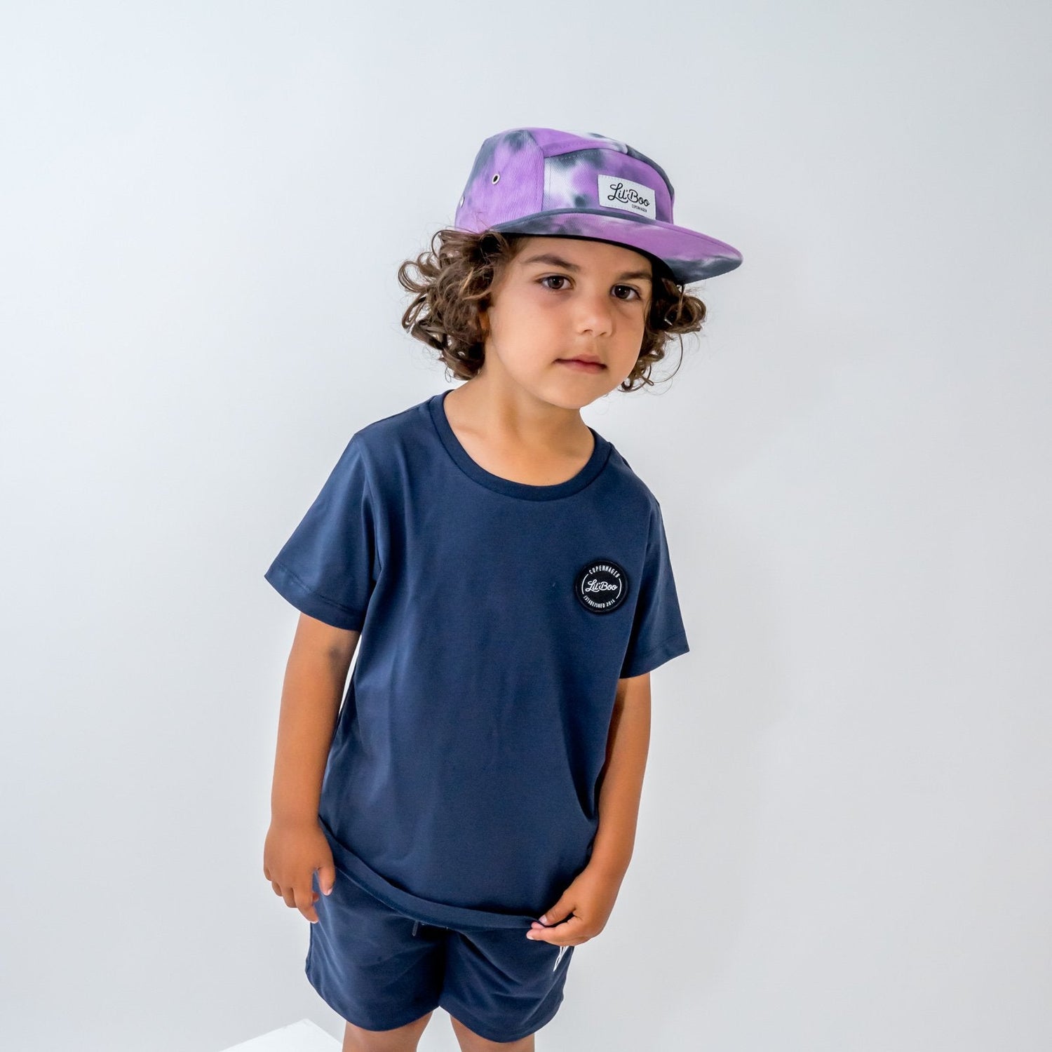 5 Panel Tie Dye - Purple Accessories Lil' Boo 
