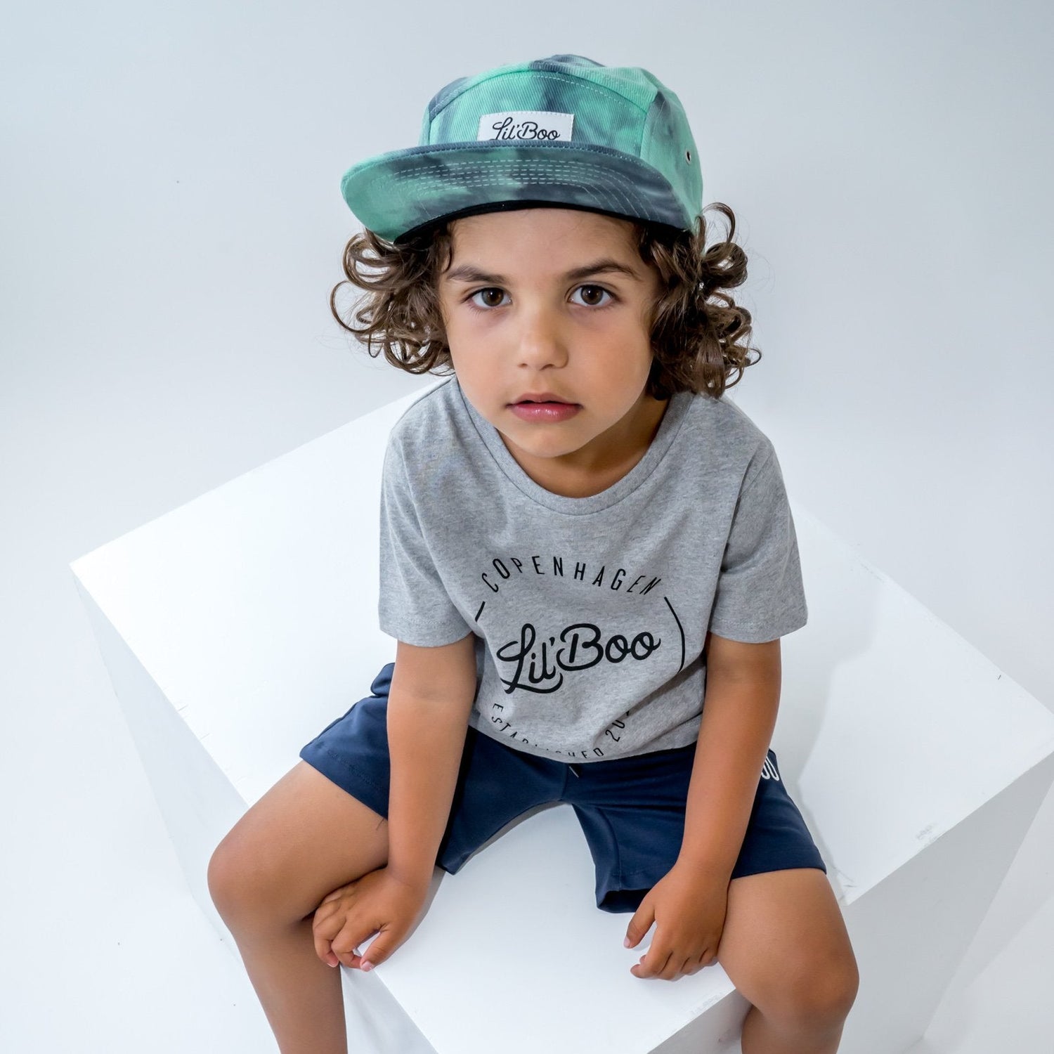 5 Panel Tie Dye - Green Accessories Lil' Boo 