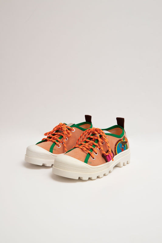 Gungo Apricot Sneakers Shoes Maison Mangostan 