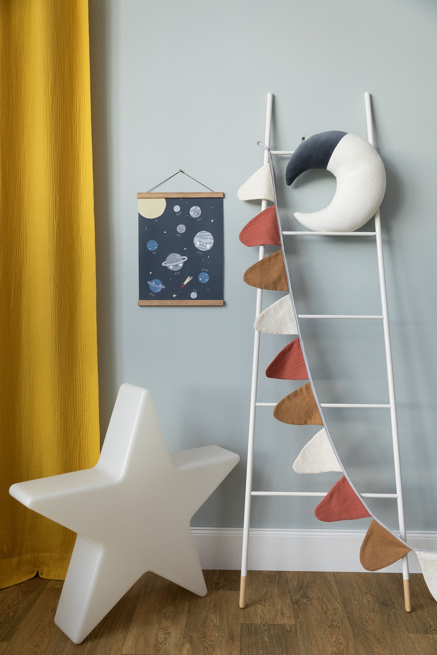 Cosmic Blue Moon Cushion