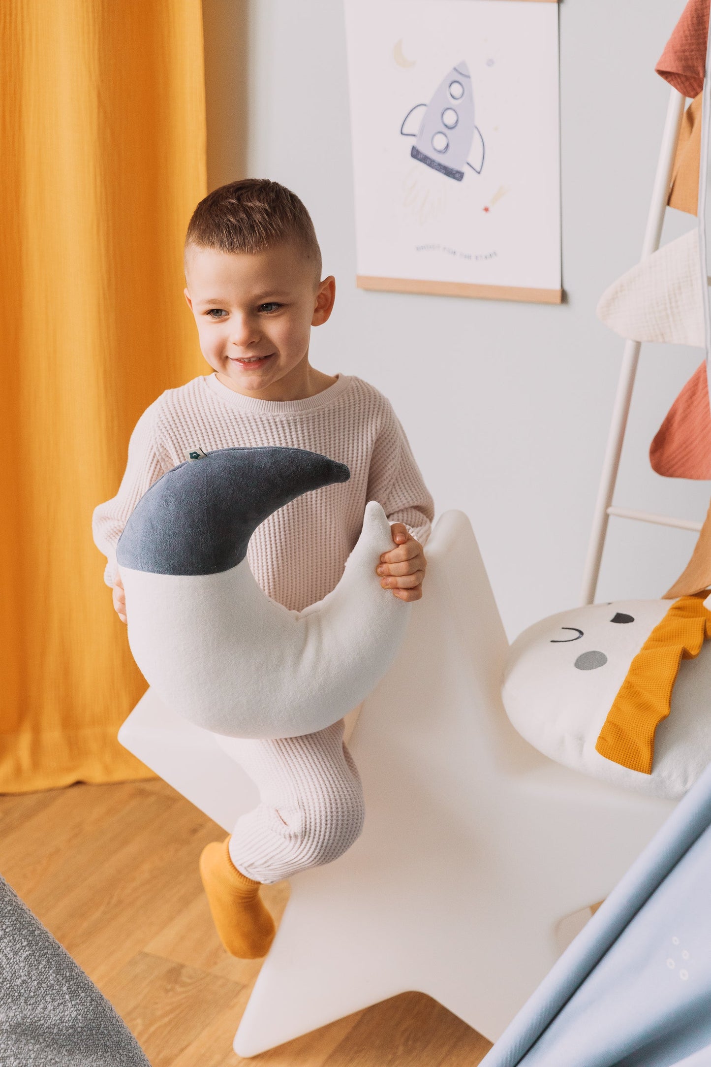 Cosmic Blue Moon Cushion