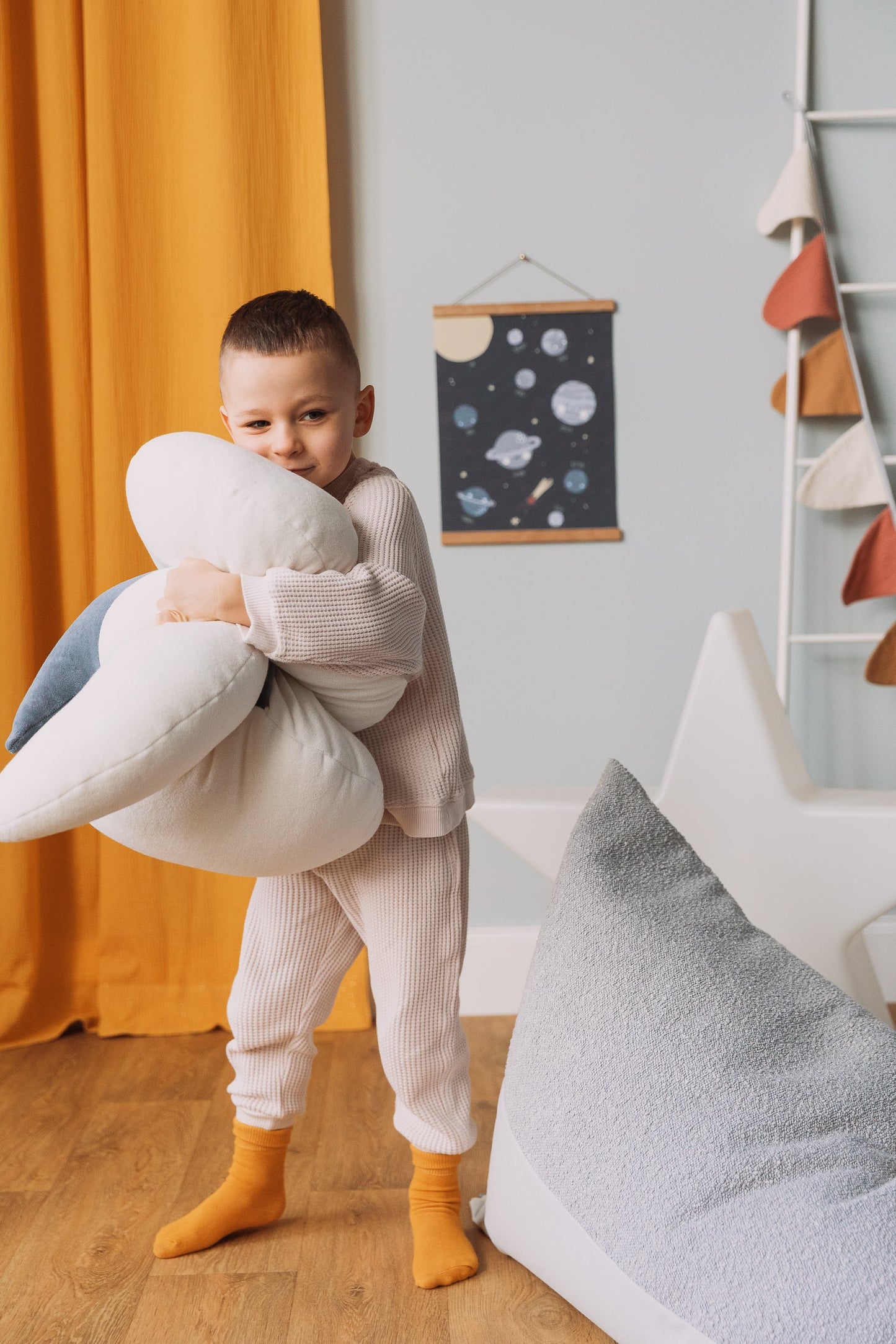 Cosmic Blue Moon Cushion