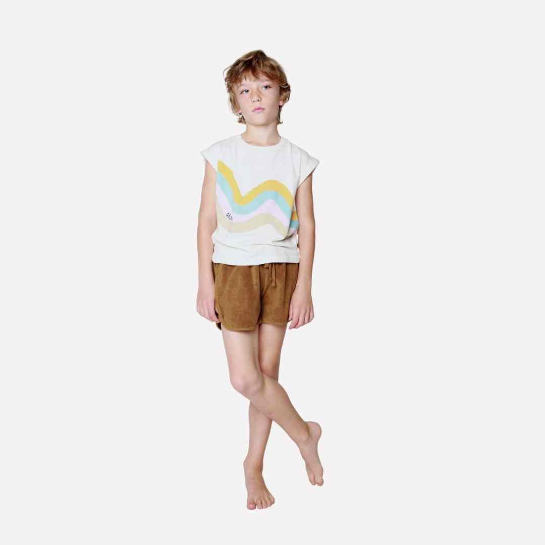 Towelling Track Short: Breen
