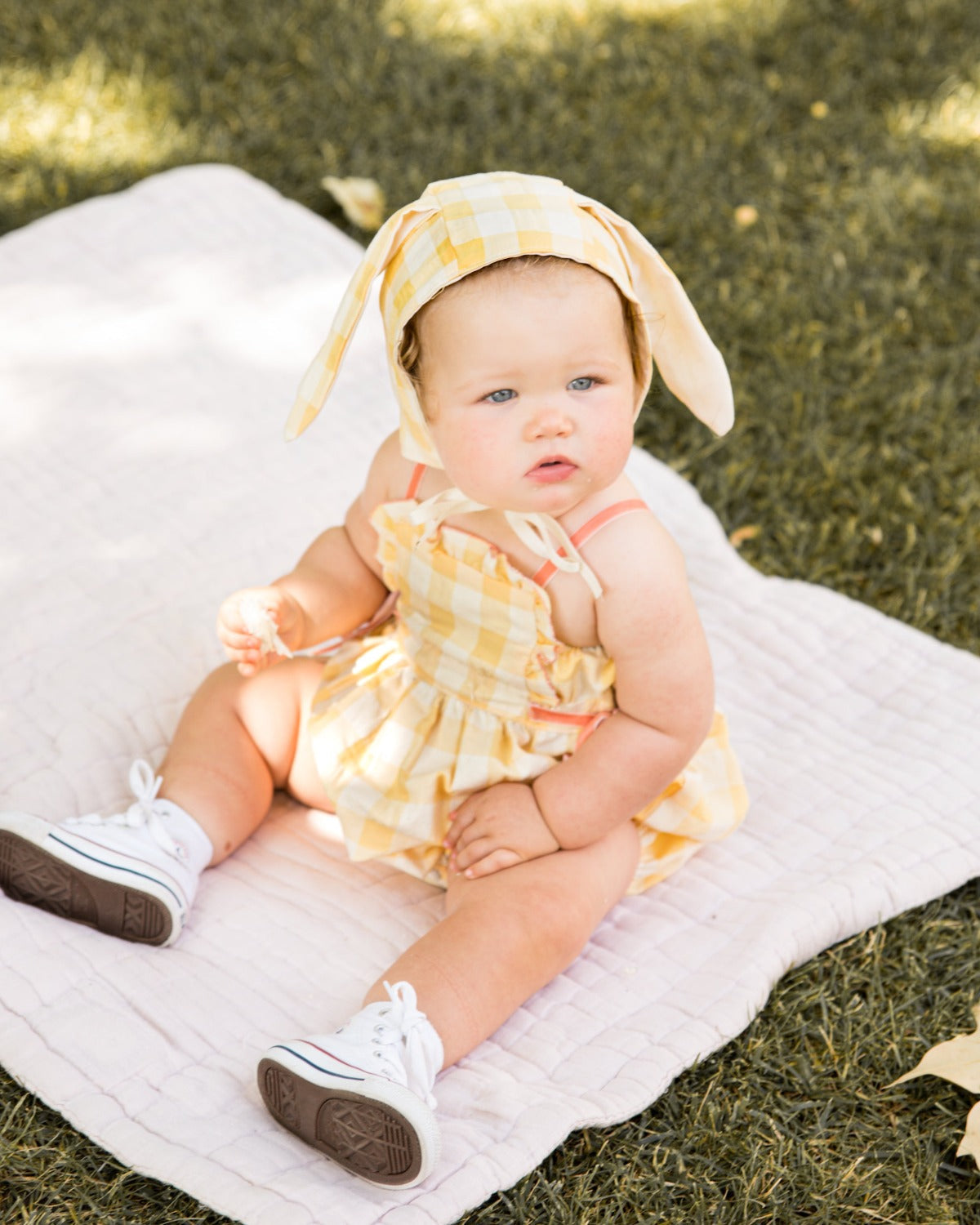 Ada Romper in Yellow Baby Grows Cosmosophie 