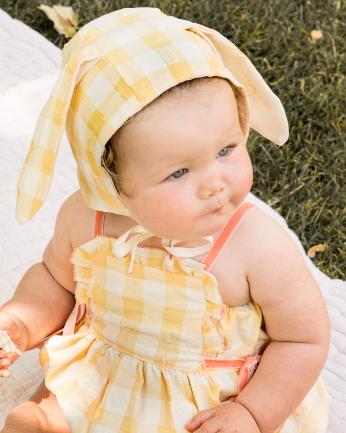 Ada Romper in Yellow Baby Grows Cosmosophie 