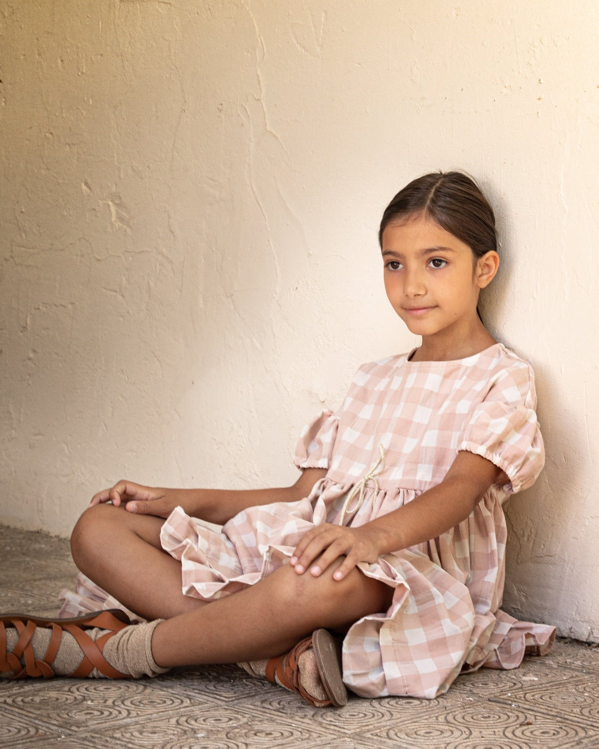 Alice Dress Vichy Pink Dresses Cosmosophie 