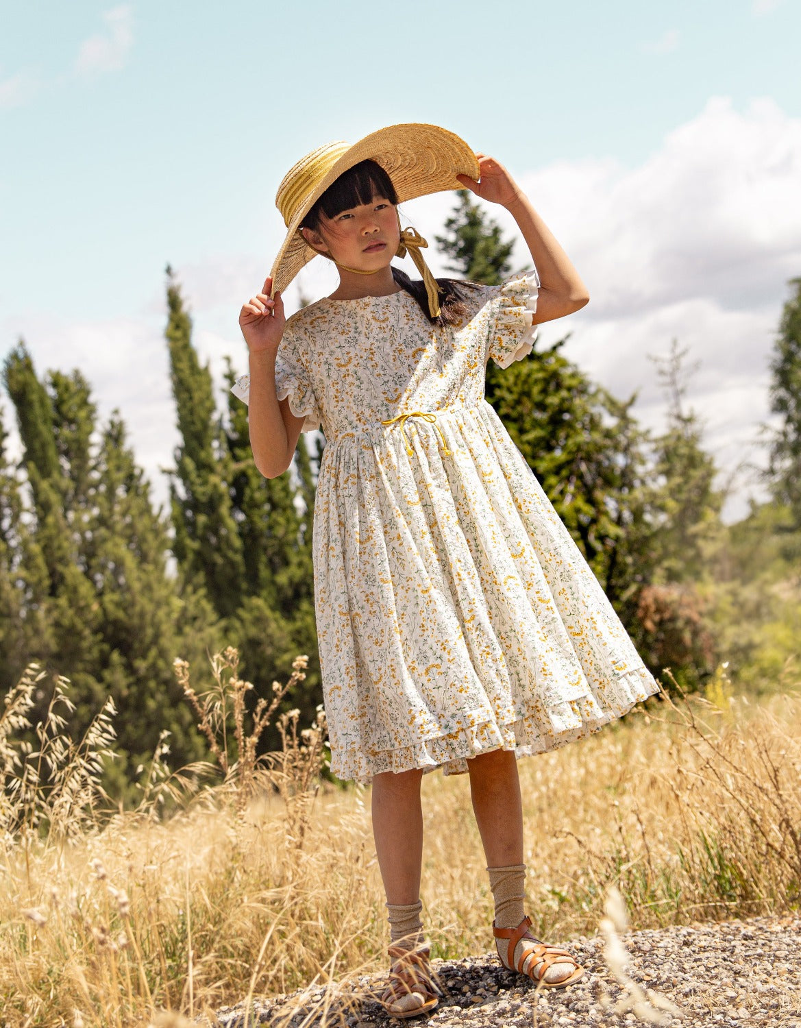 Alisa Dress Mimosa Print Dresses Cosmosophie 
