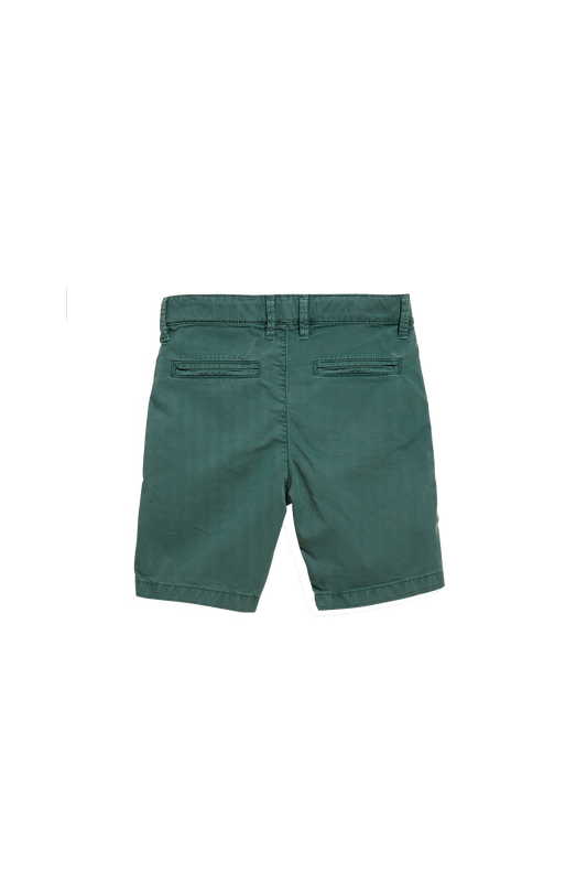 ALLEN Green Khaki - Chino Fit Bermuda Shorts | Women
