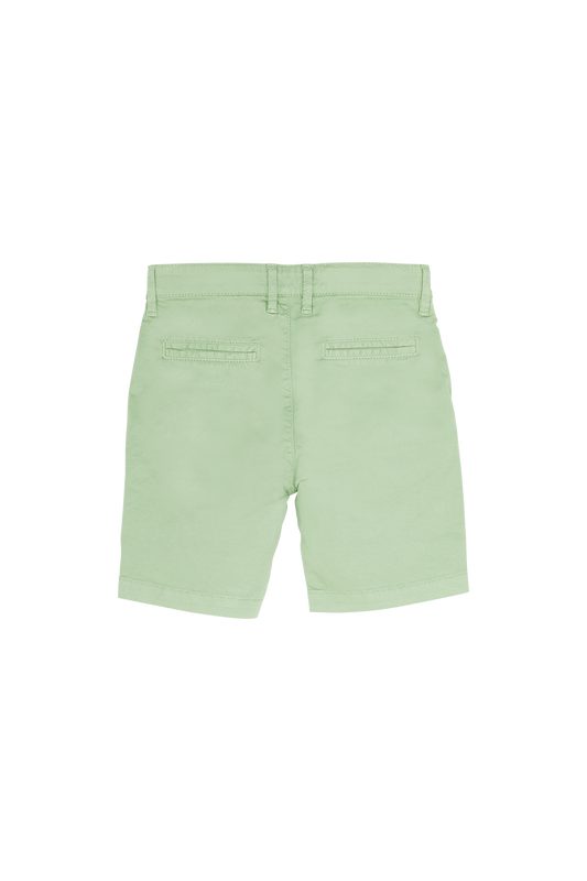 ALLEN Pistache - Chino Fit Bermuda Shorts | Women