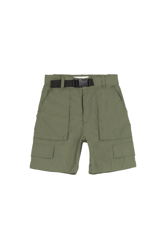 ALVIN Khaki  - Multi-pocket Bermuda Shorts