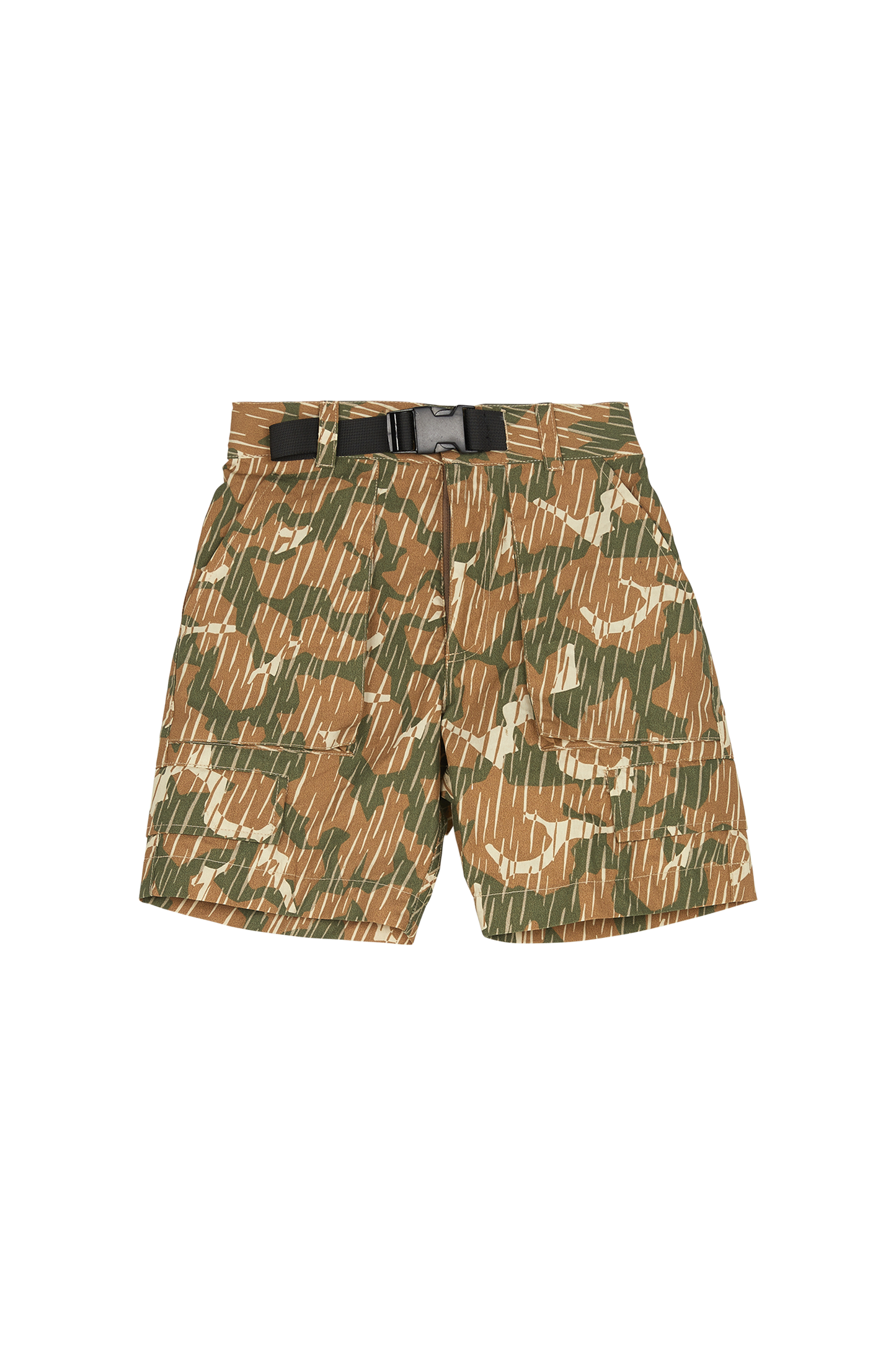 ALVIN Khaki  Camo - Multi-pocket Bermuda Shorts | Women