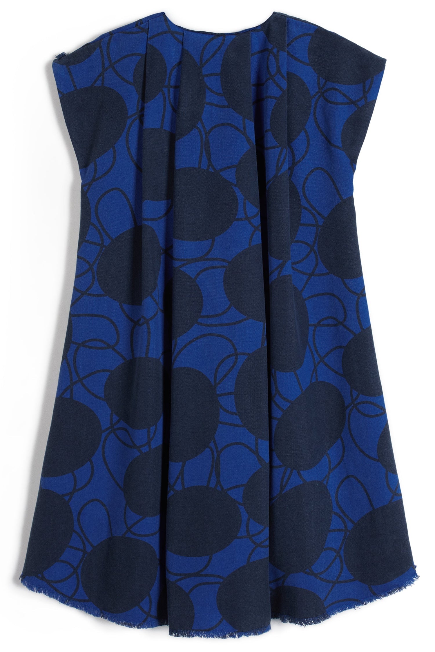 Amália Retro Flowers Blue Dresses Wolf & Rita 