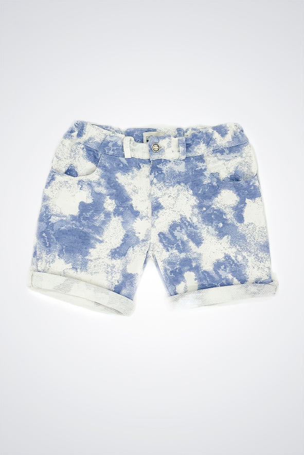 Ancla Blue tie dye shorts Shorts Pinata Pum 