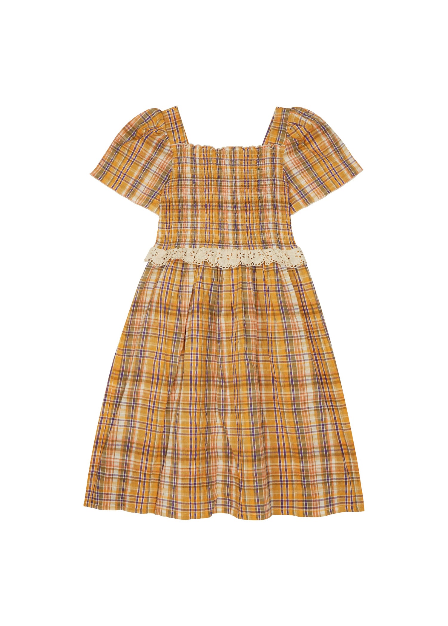 Andrea Dress Multicolor Check Dresses The New Society 