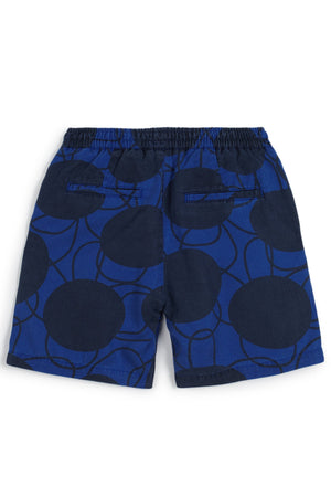Anselmo Retro Flowers Blue SHORTS Wolf & Rita 