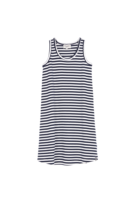 ARYA Navy S Stripes - Tank Top Dress | Women