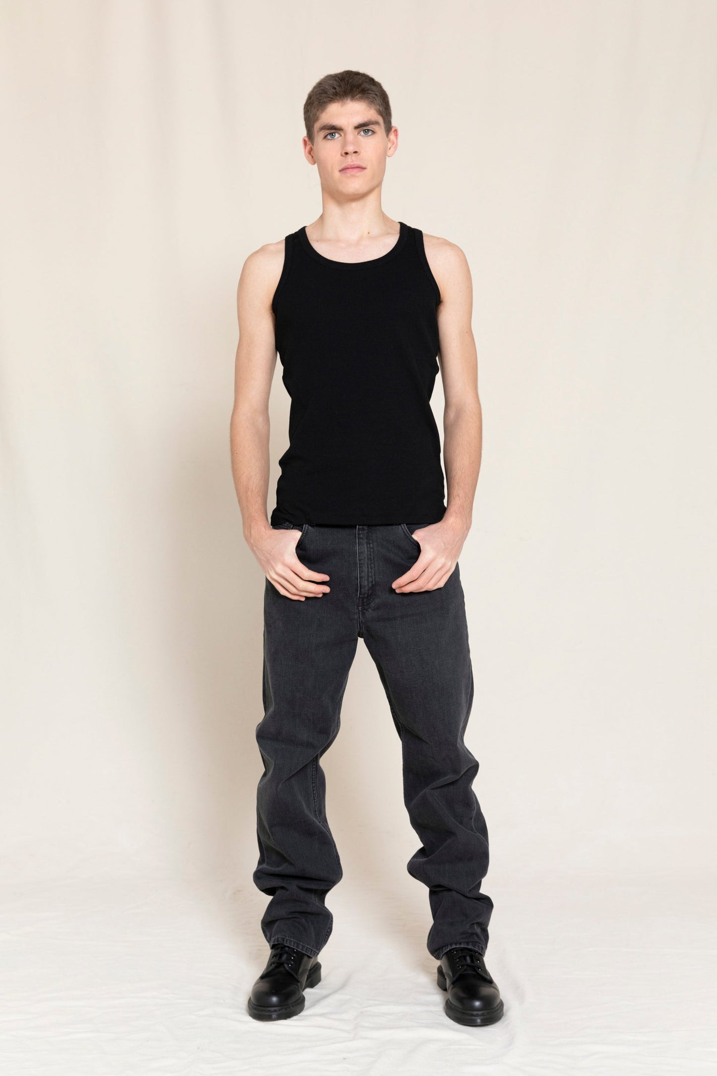 AUSTIN Black Denim - 5-Pocket Loose Fit Jeans | Women