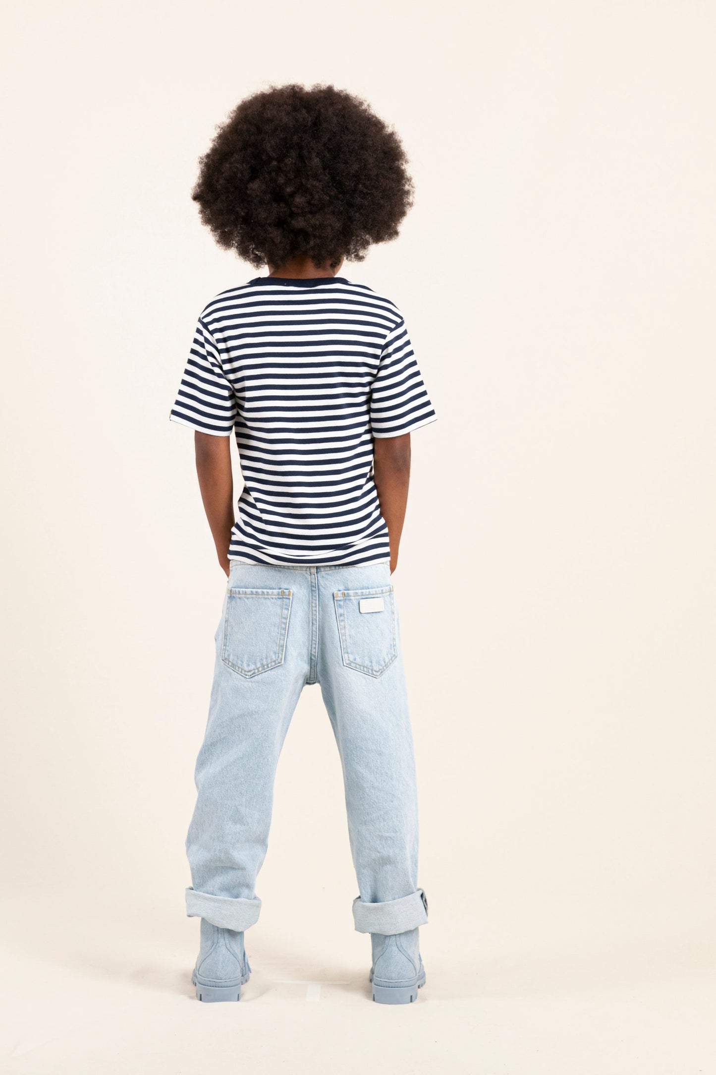 AUSTIN Super Bleached Blue - 5-Pocket Loose Fit Jeans | Women