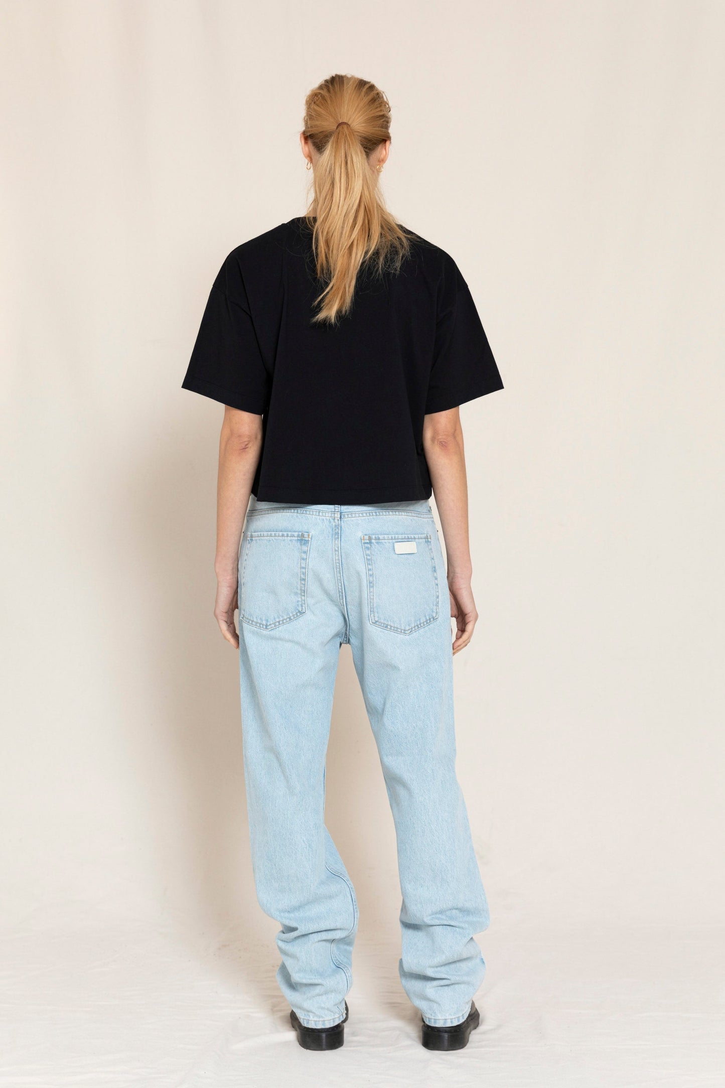 AUSTIN Super Bleached Blue - 5-Pocket Loose Fit Jeans | Women